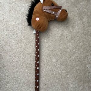 Occasion Brown Starry Stick Horse Toy